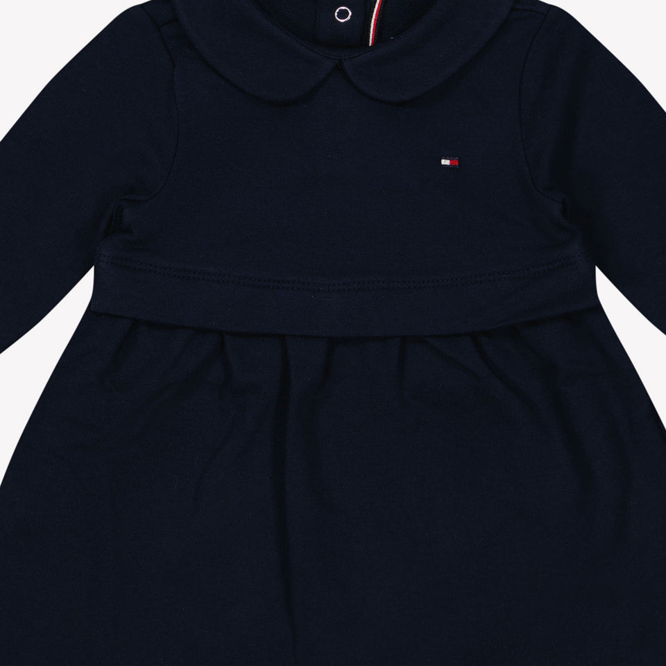 Tommy Hilfiger Bebé Chicas Vestido Navy