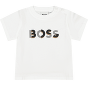 Boss Bébé Garçons T-shirt Blanc
