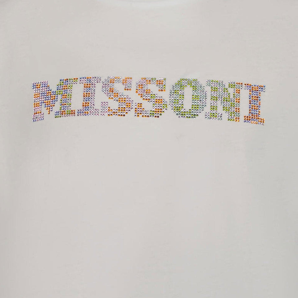 Missoni Kids Girls  T-Shirt White