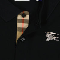 Burberry Bambini di Johane Ragazzi Polo Nero