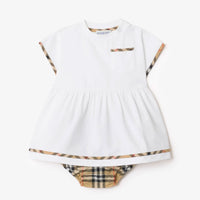 Burberry Léa bébé Filles Habillez-vous Blanc
