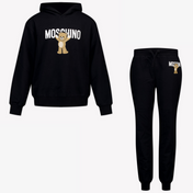 Moschino Kinder Unisex Jogging Anzug Schwarz