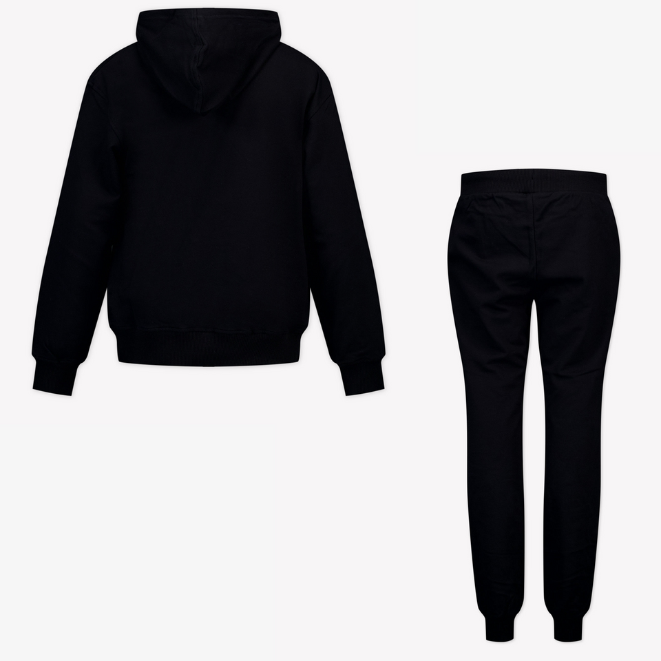 Moschino Kinder Unisex Jogging Anzug Schwarz