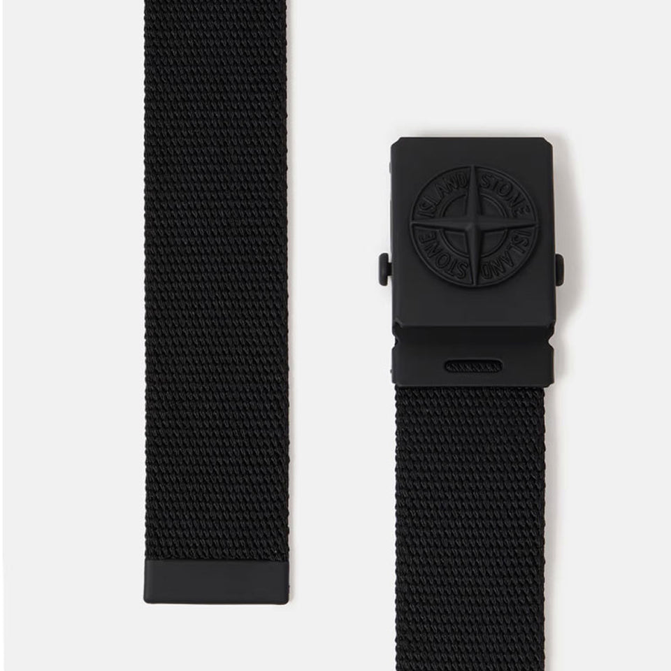 Stone Island Kids Boys Belt  Black