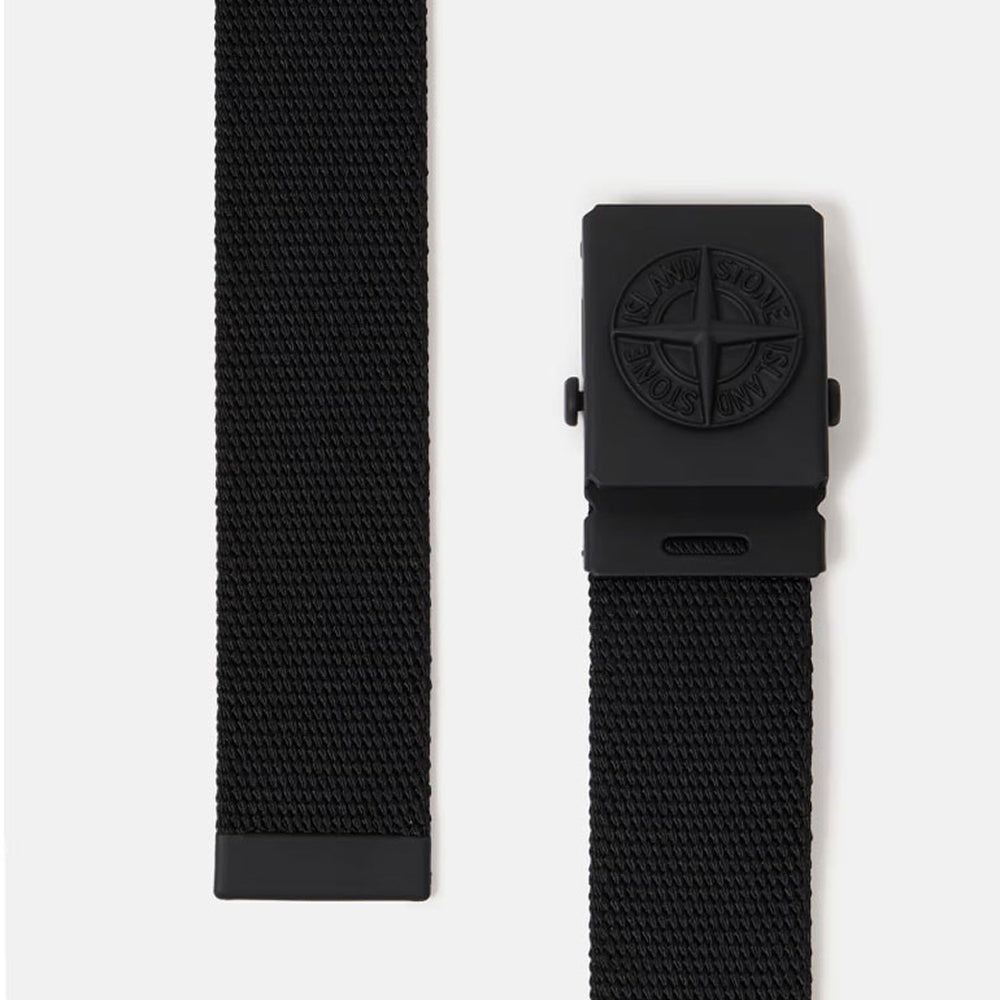 Stone Island Kinder Jungen Gürtel Schwarz
