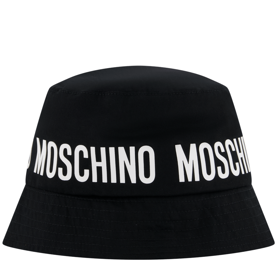 Moschino Kinder Meisjes Hoed Zwart 52CM