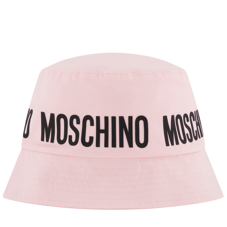 Moschino Kinder Meisjes Hoed Licht Roze 52CM